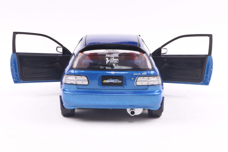 Load image into Gallery viewer, Honda CIVIC (EG6) SOLIDO WORKS COBALT BLUE PEARL 1991 SOLIDO 1:18
