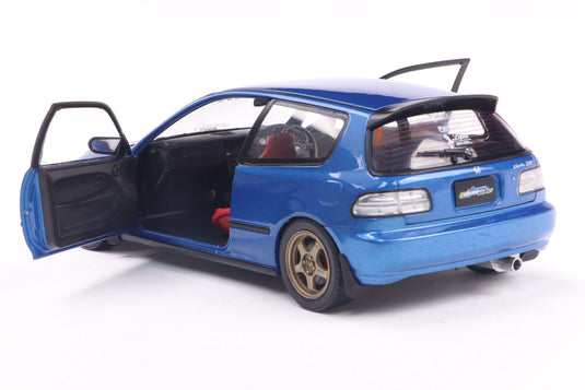 Honda CIVIC (EG6) SOLIDO WORKS COBALT BLUE PEARL 1991 SOLIDO 1:18