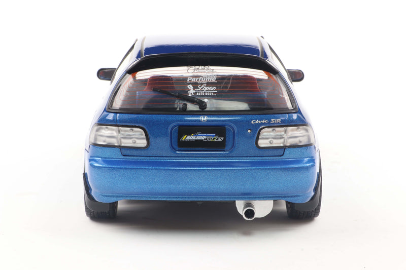 Load image into Gallery viewer, Honda CIVIC (EG6) SOLIDO WORKS COBALT BLUE PEARL 1991 SOLIDO 1:18
