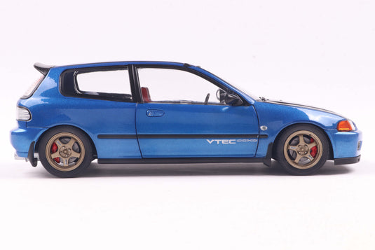 Honda CIVIC (EG6) SOLIDO WORKS COBALT BLUE PEARL 1991 SOLIDO 1:18