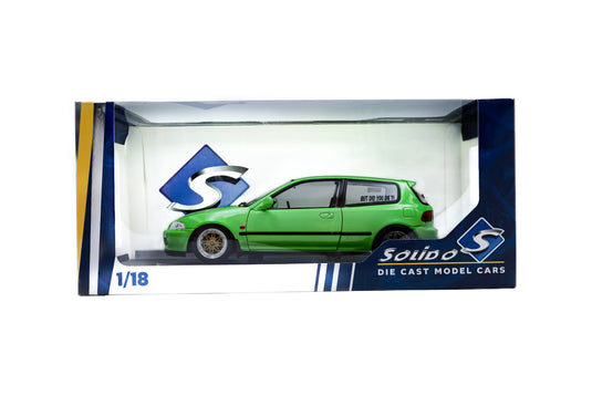 HONDA CIVIC (EG6) SOLIDO WORKS NEON GROEN 1991 SOLIDO 1:18