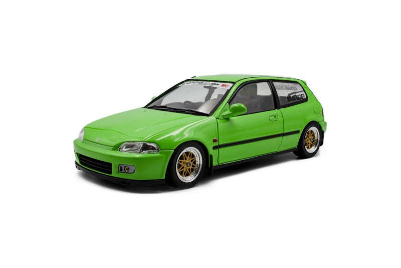 Laad de afbeelding in de Gallery-viewer, HONDA CIVIC (EG6) SOLIDO WORKS NEON GROEN 1991 SOLIDO 1:18
