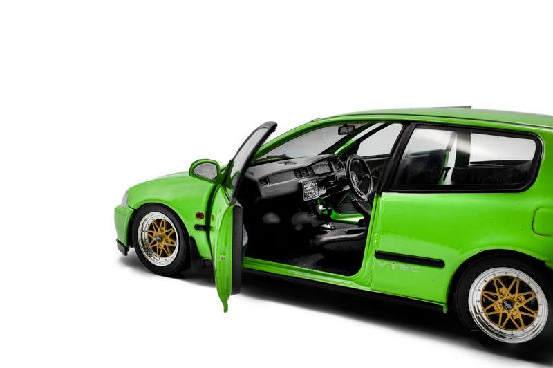 Laad de afbeelding in de Gallery-viewer, HONDA CIVIC (EG6) SOLIDO WORKS NEON GROEN 1991 SOLIDO 1:18

