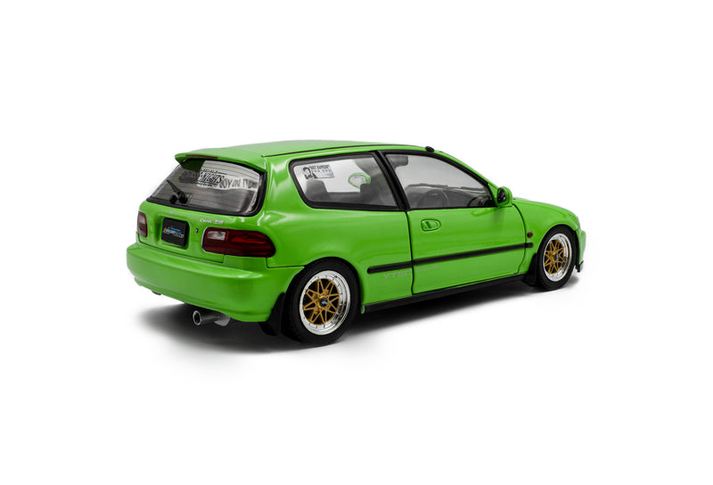 Laad de afbeelding in de Gallery-viewer, HONDA CIVIC (EG6) SOLIDO WORKS NEON GROEN 1991 SOLIDO 1:18
