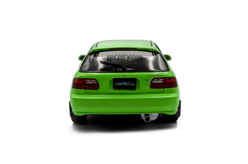 Laad de afbeelding in de Gallery-viewer, HONDA CIVIC (EG6) SOLIDO WORKS NEON GROEN 1991 SOLIDO 1:18
