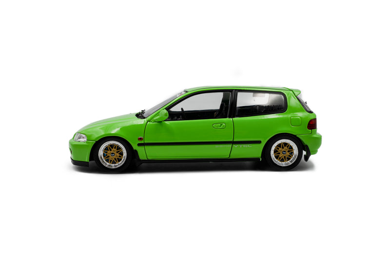 Laad de afbeelding in de Gallery-viewer, HONDA CIVIC (EG6) SOLIDO WORKS NEON GROEN 1991 SOLIDO 1:18
