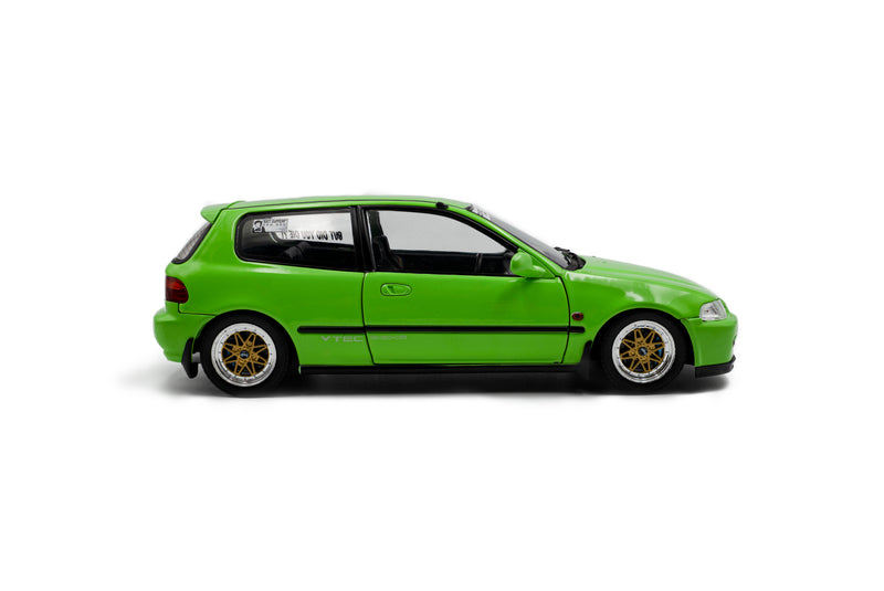 Laad de afbeelding in de Gallery-viewer, HONDA CIVIC (EG6) SOLIDO WORKS NEON GROEN 1991 SOLIDO 1:18
