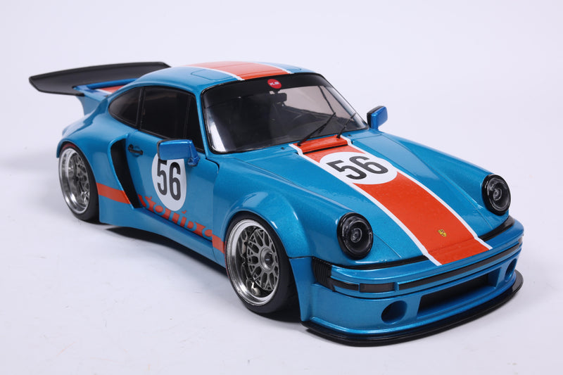 Chargez l&#39;image dans la visionneuse de la galerie, Porsche KS-R BY KHYZYL SALEEM BLEU MÉTALLIQUE RACER 2026 SOLIDO 1:18
