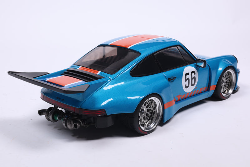 Chargez l&#39;image dans la visionneuse de la galerie, Porsche KS-R BY KHYZYL SALEEM BLEU MÉTALLIQUE RACER 2026 SOLIDO 1:18
