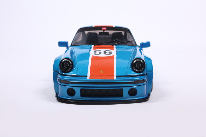Chargez l&#39;image dans la visionneuse de la galerie, Porsche KS-R BY KHYZYL SALEEM BLEU MÉTALLIQUE RACER 2026 SOLIDO 1:18
