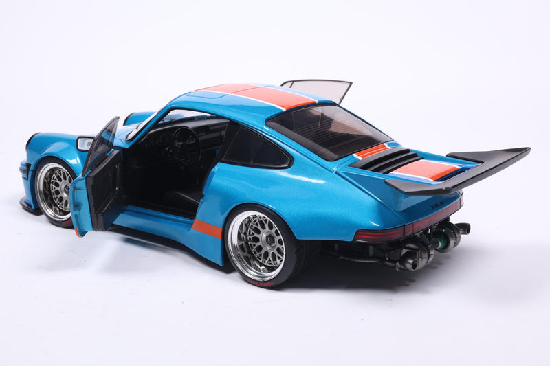 Chargez l&#39;image dans la visionneuse de la galerie, Porsche KS-R BY KHYZYL SALEEM BLEU MÉTALLIQUE RACER 2026 SOLIDO 1:18
