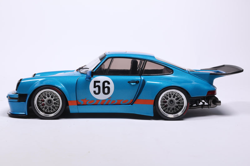 Chargez l&#39;image dans la visionneuse de la galerie, Porsche KS-R BY KHYZYL SALEEM BLEU MÉTALLIQUE RACER 2026 SOLIDO 1:18
