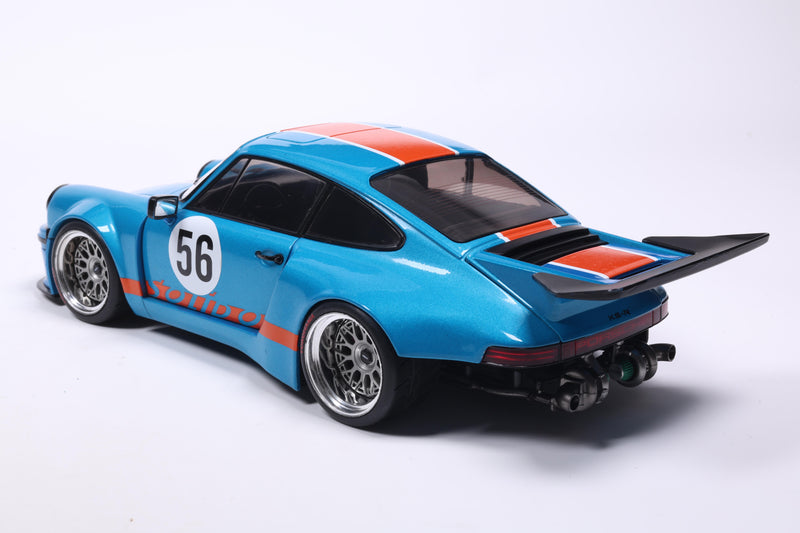 Chargez l&#39;image dans la visionneuse de la galerie, Porsche KS-R BY KHYZYL SALEEM BLEU MÉTALLIQUE RACER 2026 SOLIDO 1:18
