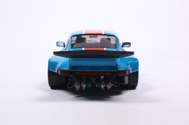 Chargez l&#39;image dans la visionneuse de la galerie, Porsche KS-R BY KHYZYL SALEEM BLEU MÉTALLIQUE RACER 2026 SOLIDO 1:18
