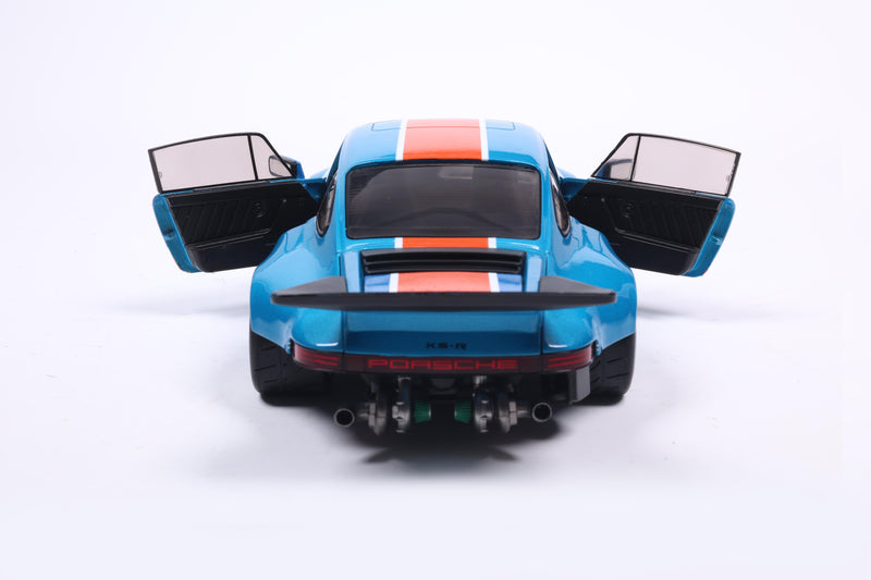 Chargez l&#39;image dans la visionneuse de la galerie, Porsche KS-R BY KHYZYL SALEEM BLEU MÉTALLIQUE RACER 2026 SOLIDO 1:18

