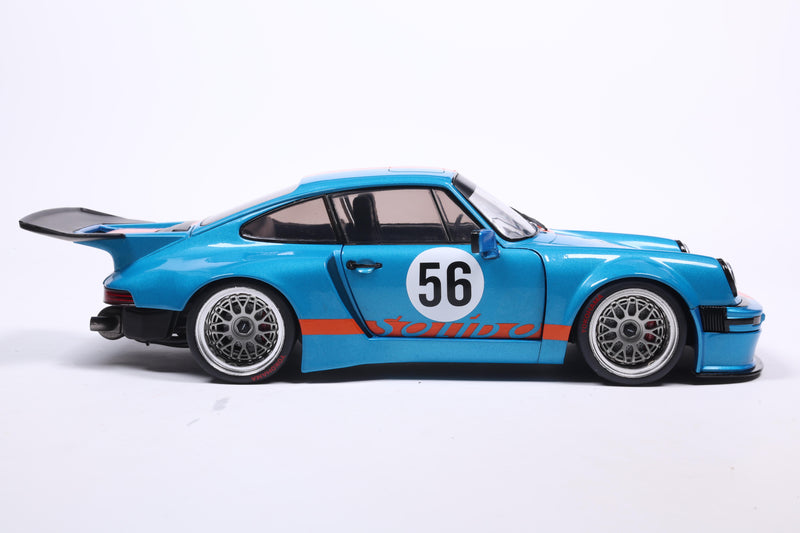 Chargez l&#39;image dans la visionneuse de la galerie, Porsche KS-R BY KHYZYL SALEEM BLEU MÉTALLIQUE RACER 2026 SOLIDO 1:18
