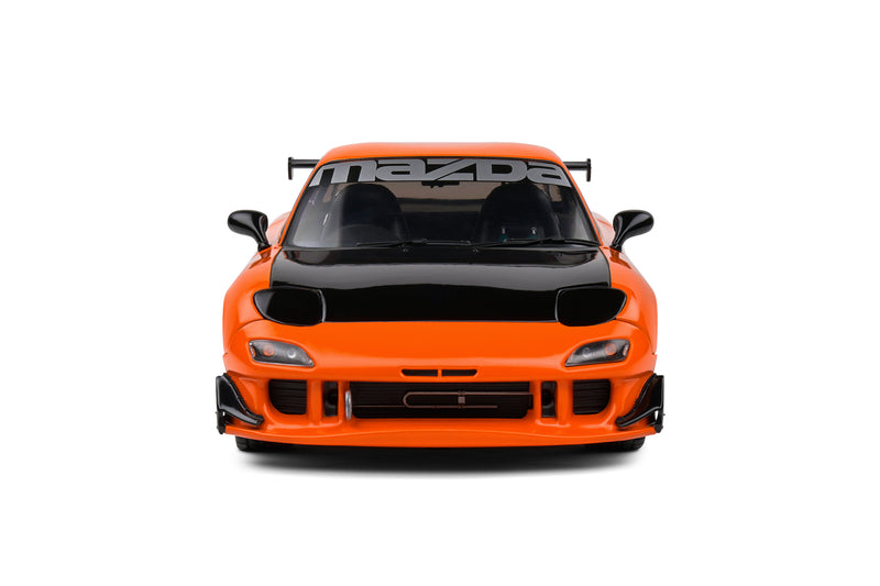Laad de afbeelding in de Gallery-viewer, MAZDA RX7 FD3RS SOLIDO WORKS ORANJE 1999 SOLIDO 1:18
