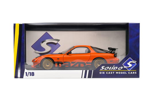 MAZDA RX7 FD3RS SOLIDO WORKS ORANJE 1999 SOLIDO 1:18