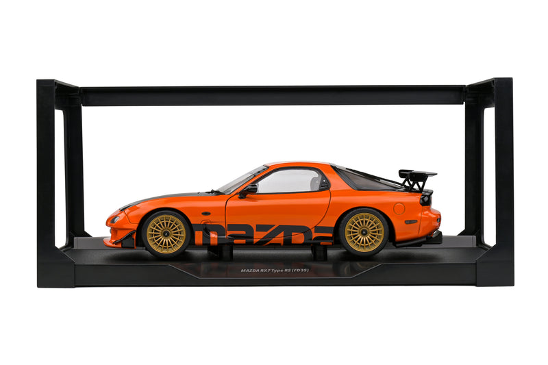 Laad de afbeelding in de Gallery-viewer, MAZDA RX7 FD3RS SOLIDO WORKS ORANJE 1999 SOLIDO 1:18
