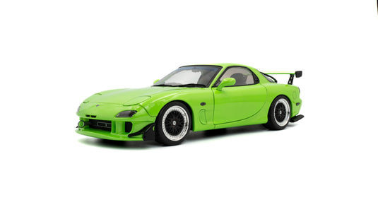 Mazda RX7 FD3RS SOLIDO WORKS NEON GREEN 1999 SOLIDO 1:18