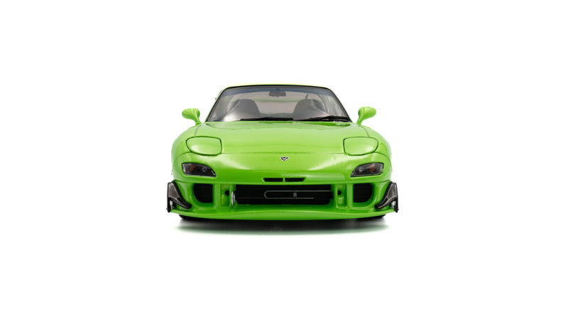 Laad de afbeelding in de Gallery-viewer, Mazda RX7 FD3RS SOLIDO WERKT NEON GROEN 1999 SOLIDO 1:18
