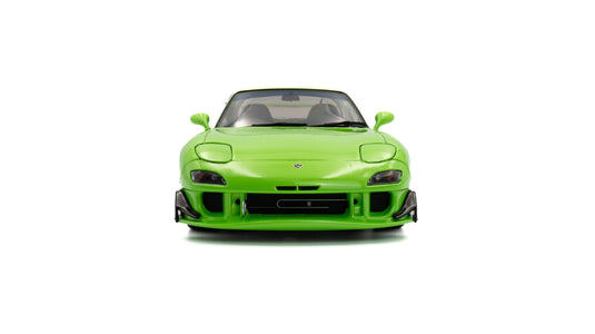 Mazda RX7 FD3RS SOLIDO WERKT NEON GROEN 1999 SOLIDO 1:18