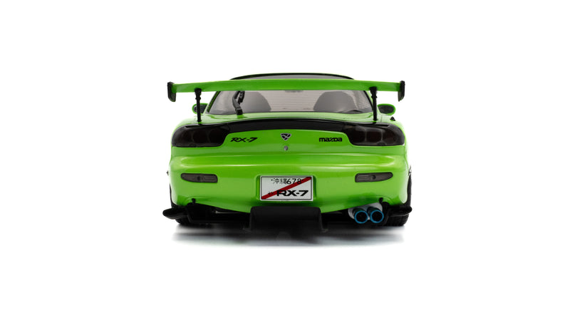 Laad de afbeelding in de Gallery-viewer, Mazda RX7 FD3RS SOLIDO WERKT NEON GROEN 1999 SOLIDO 1:18
