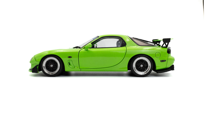 Laad de afbeelding in de Gallery-viewer, Mazda RX7 FD3RS SOLIDO WERKT NEON GROEN 1999 SOLIDO 1:18

