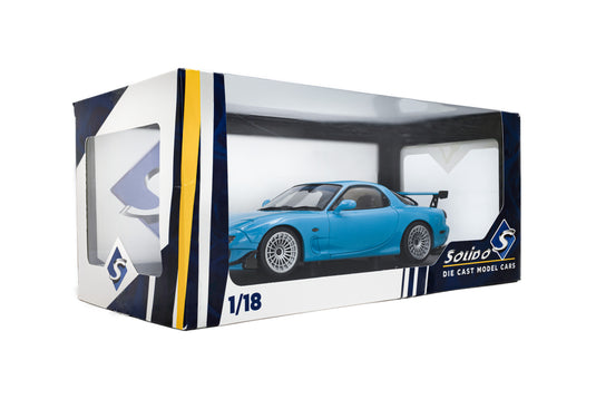 MAZDA RX7 FD3RS SOLIDO WORKS BLAUW 1999 SOLIDO 1:18