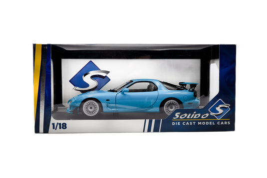 MAZDA RX7 FD3RS SOLIDO WORKS BLAUW 1999 SOLIDO 1:18