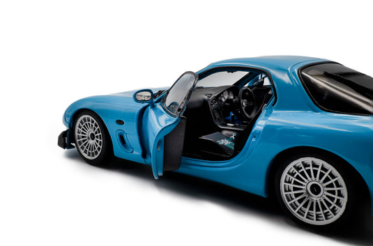MAZDA RX7 FD3RS SOLIDO WORKS BLAUW 1999 SOLIDO 1:18