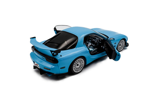 MAZDA RX7 FD3RS SOLIDO WORKS BLAUW 1999 SOLIDO 1:18