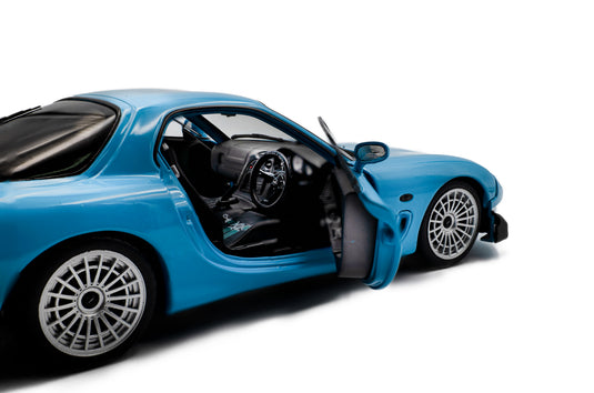 MAZDA RX7 FD3RS SOLIDO WORKS BLAUW 1999 SOLIDO 1:18