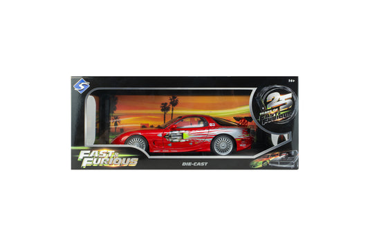 MAZDA RX7 FD3RS FAST&FURIOUS 1 DOM SOLIDO 1:18