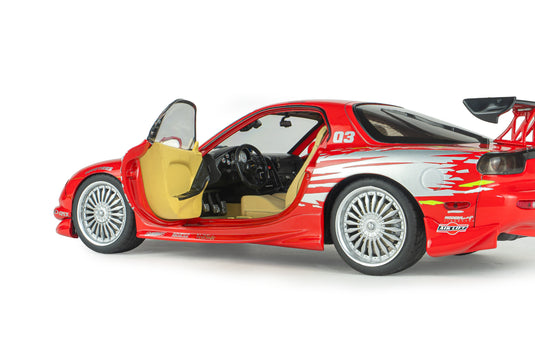 MAZDA RX7 FD3RS FAST&FURIOUS 1 DOM SOLIDO 1:18