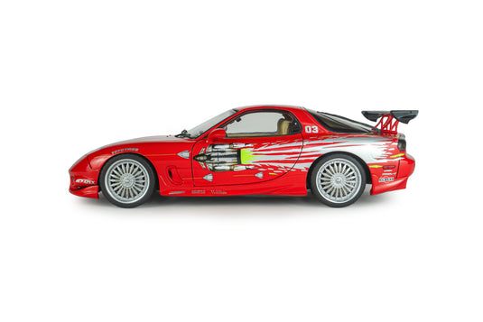 MAZDA RX7 FD3RS FAST&FURIOUS 1 DOM SOLIDO 1:18