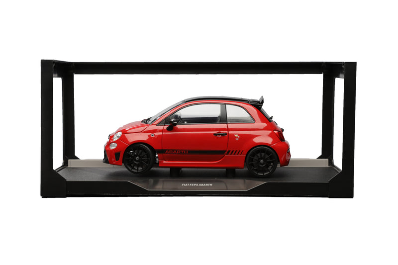 Laad de afbeelding in de Gallery-viewer, FIAT F595 ABARTH SOLIDO WORKS ROOD 2023 SOLIDO 1:18
