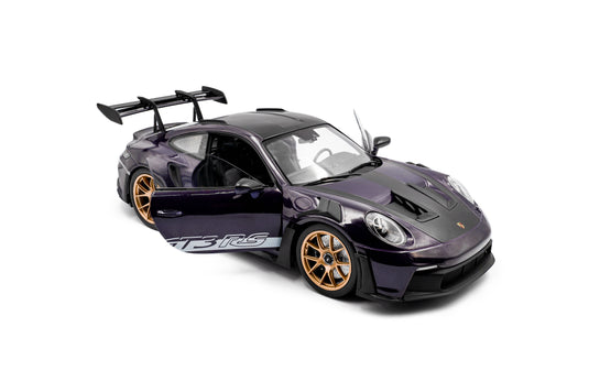 Porsche 911 GT3RS WEISSACH PACKAGE PURPLE METALLIC 2024 SOLIDO 1:18
