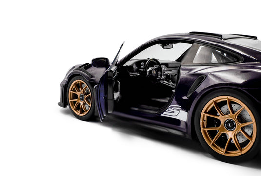 Porsche 911 GT3RS WEISSACH PACKAGE PURPLE METALLIC 2024 SOLIDO 1:18