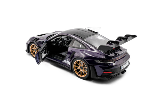 Porsche 911 GT3RS WEISSACH PACKAGE PURPLE METALLIC 2024 SOLIDO 1:18