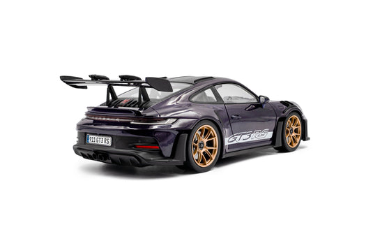 Porsche 911 GT3RS WEISSACH PACKAGE PURPLE METALLIC 2024 SOLIDO 1:18