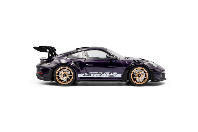 Load image into Gallery viewer, Porsche 911 GT3RS WEISSACH PACKAGE PURPLE METALLIC 2024 SOLIDO 1:18
