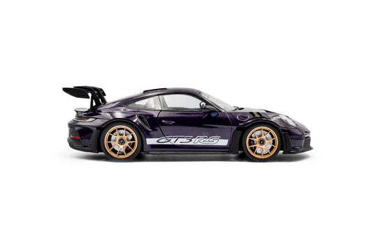 Porsche 911 GT3RS WEISSACH PACKAGE PURPLE METALLIC 2024 SOLIDO 1:18