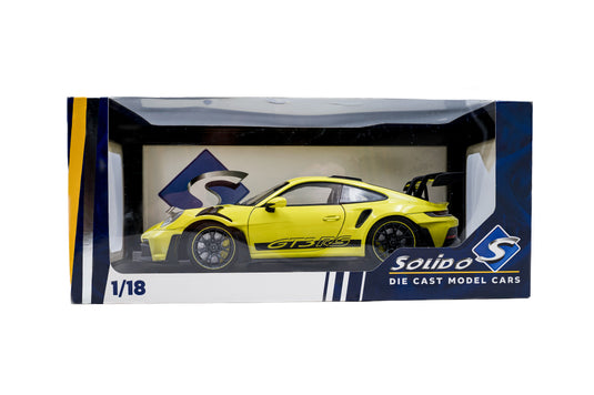 PORSCHE 911 GT3 RS SOLIDO WORKS NEON LIMOEN 2024 SOLIDO 1:18