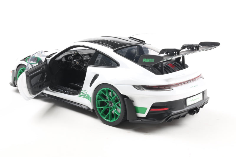 Load image into Gallery viewer, Porsche 911 GT3 RS - TRIBUTE TO CARRERA RS PACKAGE WHITE 2024 SOLIDO 1:18
