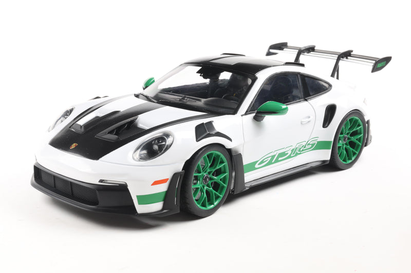Load image into Gallery viewer, Porsche 911 GT3 RS - TRIBUTE TO CARRERA RS PACKAGE WHITE 2024 SOLIDO 1:18
