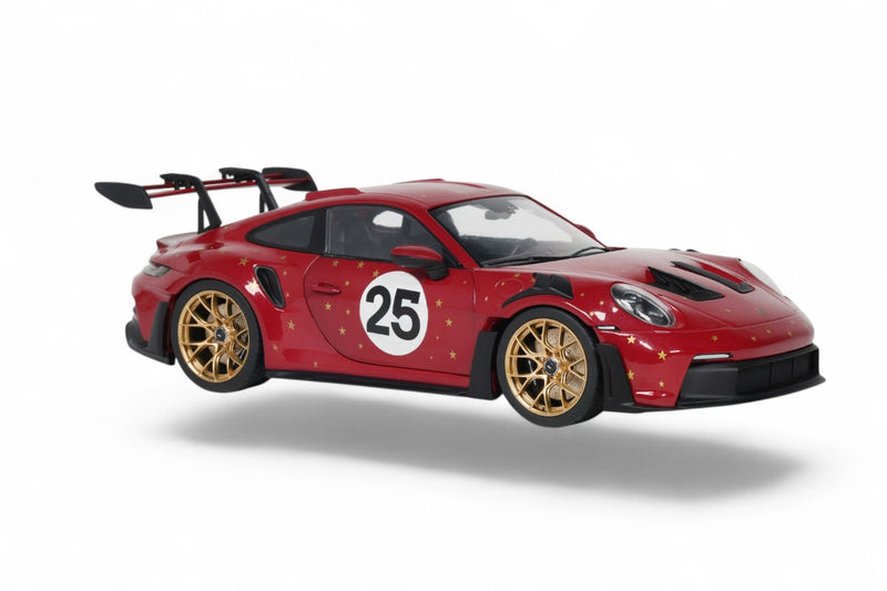 Load image into Gallery viewer, PORSCHE 911 (992) GT3 RS CHRISTMAS EDITION #25 RED 2026 SOLIDO 1:18
