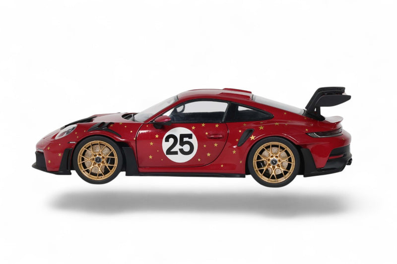 Load image into Gallery viewer, PORSCHE 911 (992) GT3 RS CHRISTMAS EDITION #25 RED 2026 SOLIDO 1:18
