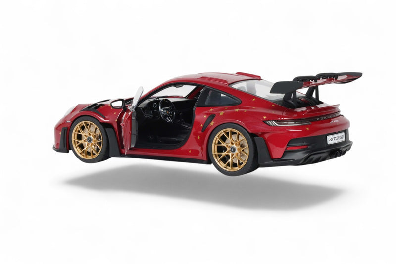 Load image into Gallery viewer, PORSCHE 911 (992) GT3 RS CHRISTMAS EDITION #25 RED 2026 SOLIDO 1:18
