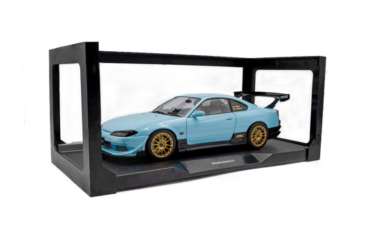NISSAN SILVIA (S15) SPEC-R AERO SOLIDO WORKS BLAUW 1999 SOLIDO 1:18
